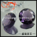 Faceted Crystal Purple Round Glass Gems-KV9